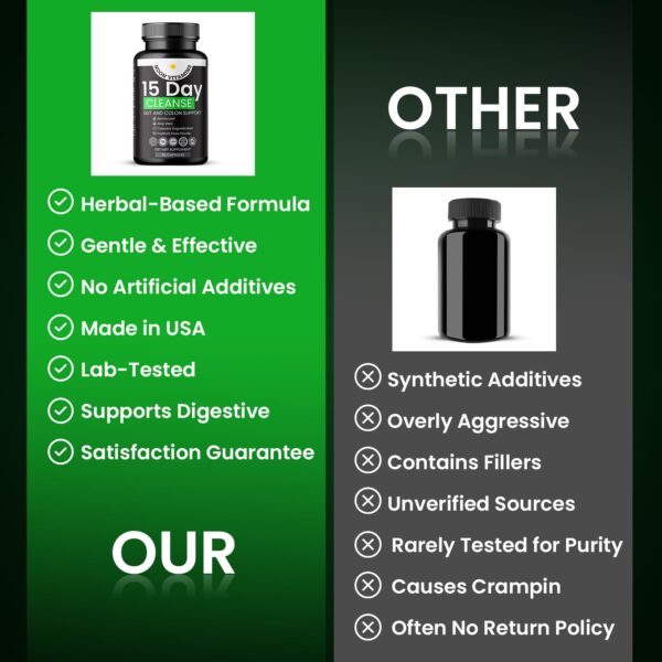 Cápsulas detox natural para colon intestinos hombre mujer