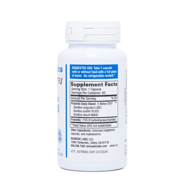 Probiotic Rx caja y frasco suplemento probiótico salud intestinal