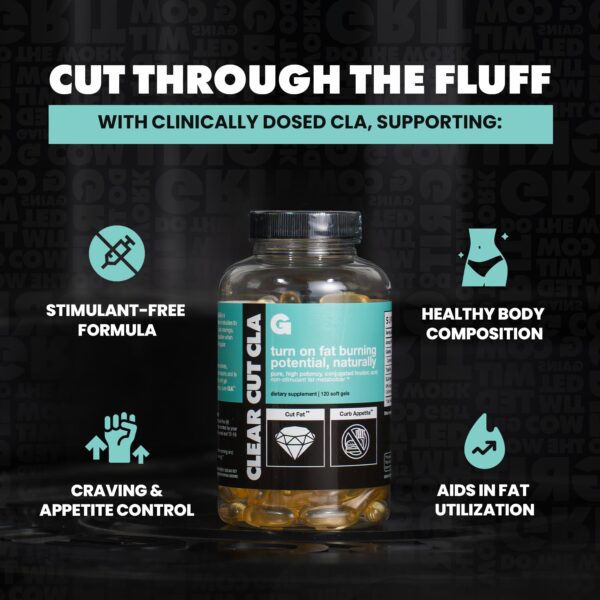 Suplemento CLA Clear Cut en envase sellado