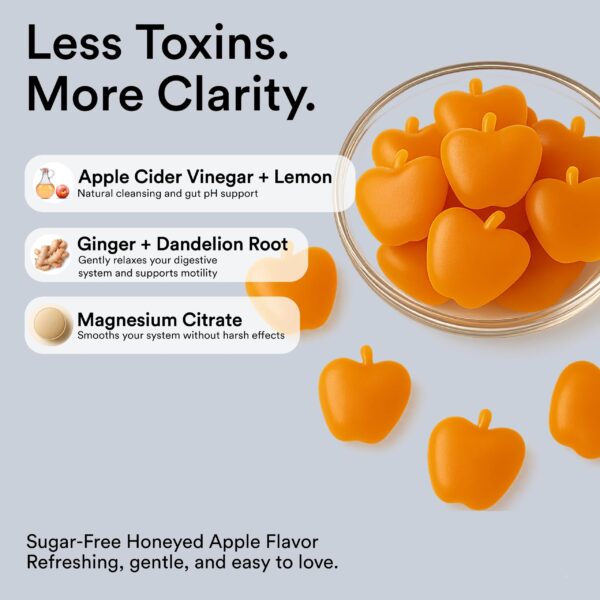 Detalle gomitas desinflamantes riev sabor natural