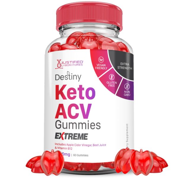 Gominolas Destiny Keto ACV 2000MG paquete 60 unidades