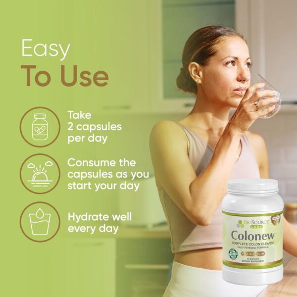 Detox natural colonew Biosource Labs salud intestinal