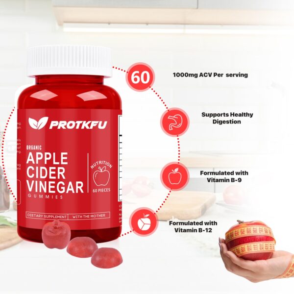 Gomitas ProTKFU con vinagre sidra manzana y vitaminas B6 B12