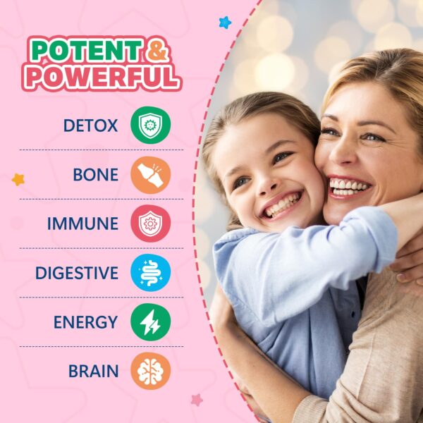 Gotas líquidas Zeolite Detox para apoyo inmunológico infantil