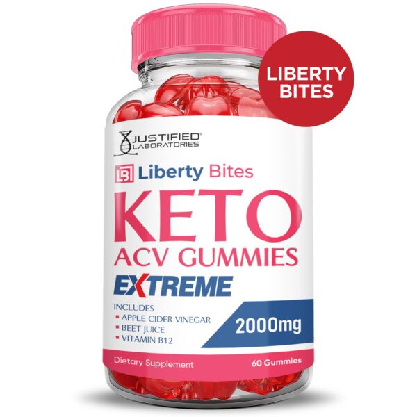 Gomitas Keto ACV Liberty Bites para apoyo nuticional diario