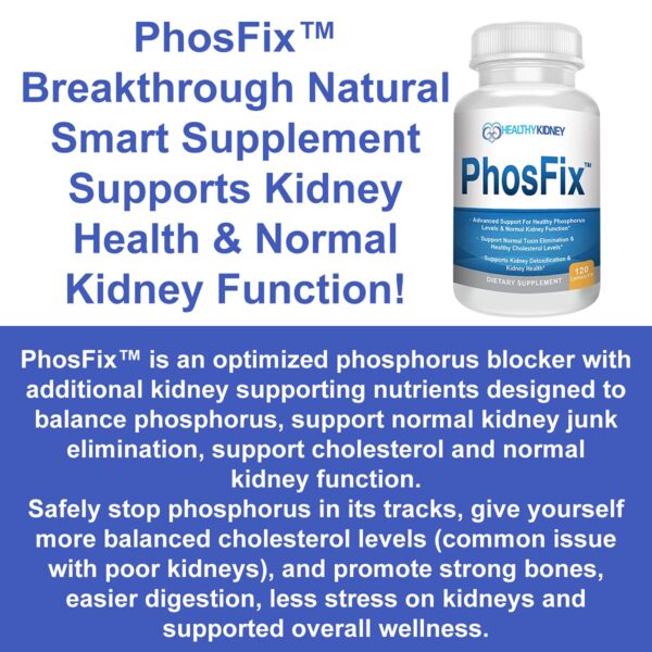PhosFix bloqueador natural fósforo para salud renal