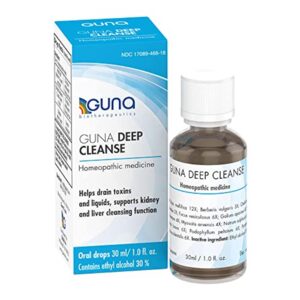 Guna Deep Cleanse remedio homeopático natural limpieza corporal 1 onza