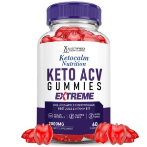 Gomitas Ketocalm Nutrition Keto ACV 2000MG con vinagre de sidra
