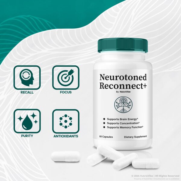 Embalaje de dos frascos Neurotoned Reconnect Plus