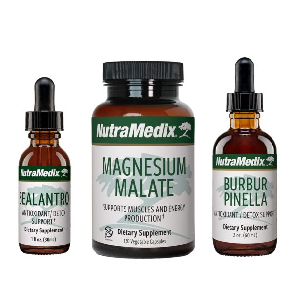 Set Detox NutraMedix con cápsulas y extractos herbales