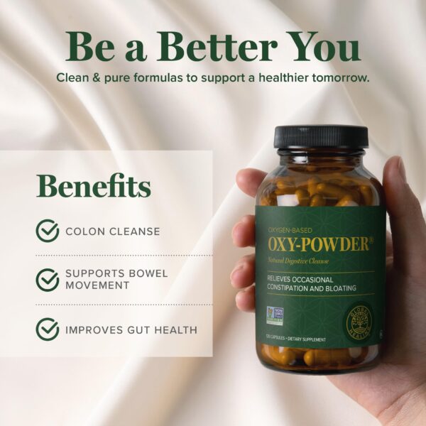 Oxy-Powder Global Healing Center lado empaque