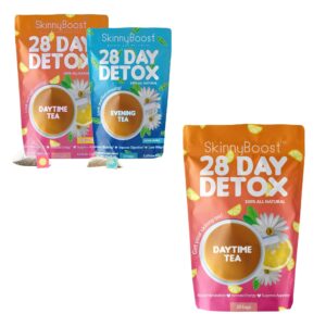Kit té detox SkinnyBoost cítricos y menta 28 días