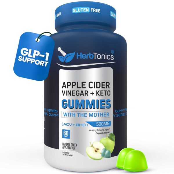 Gomitas keto Herbtonics con vinagre de sidra de manzana y soporte glp-1