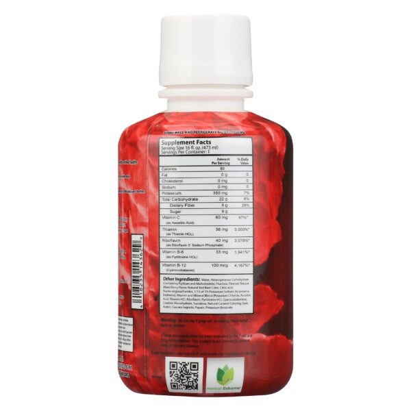 Botella X-pulsion bebida detox sabor berry