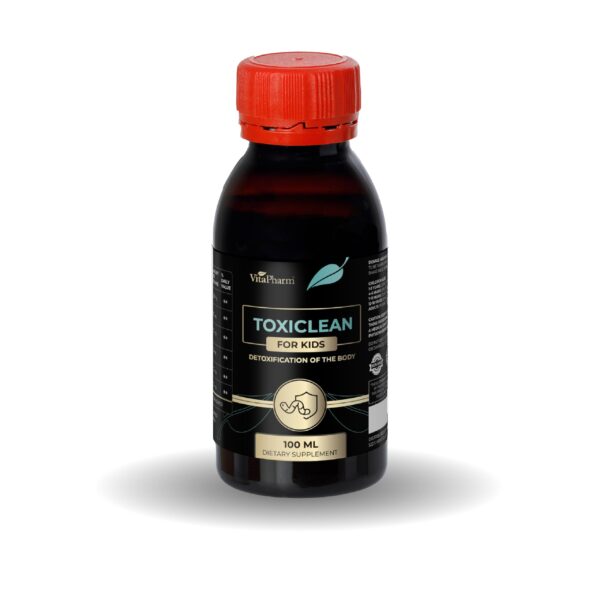 Botella VitaPharm Toxiclean niños suplemento digestivo 100ml