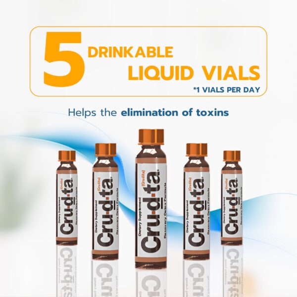 Paquete de 5 viales de Cru-d-ta Crudta