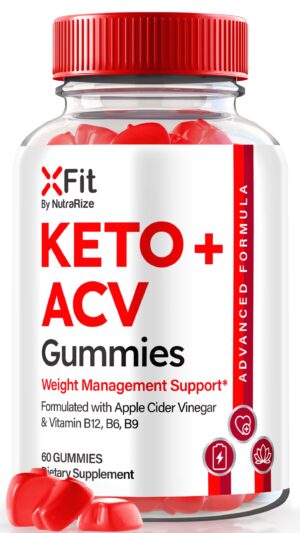 Gomitas NutraRize Xfit Keto ACV suplemento natural para salud y fitness