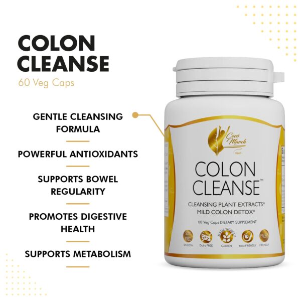 Suplemento Cocó March para limpieza y salud intestinal