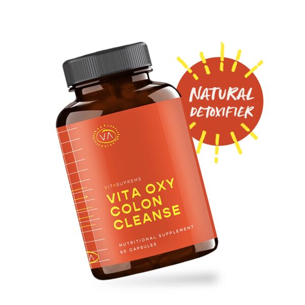 VITASUPREME limpieza colon magnesio ácido cítrico 60 cápsulas