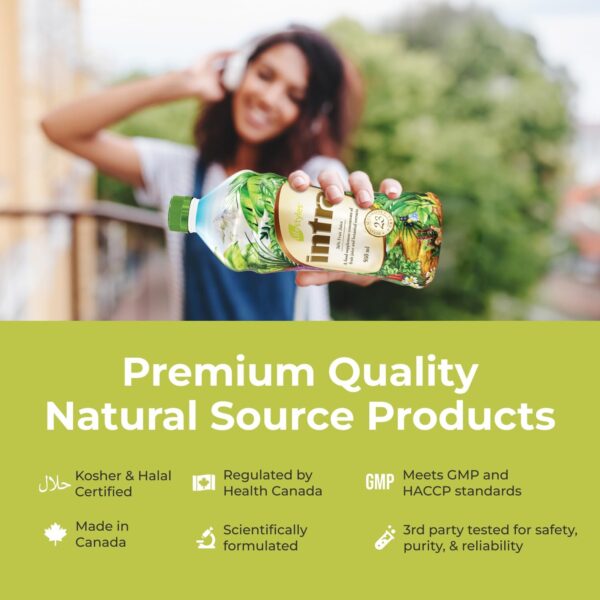 Bebida botánica Intra hecha en Canadá calidad premium