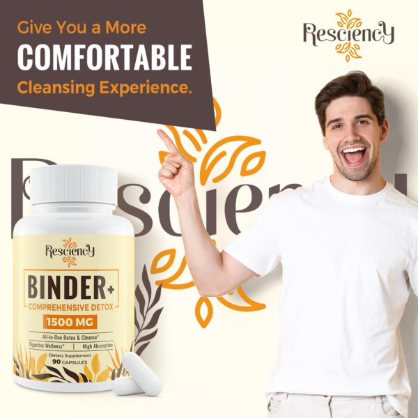 Frasco suplementario Resciency para limpieza hepática y digestiva