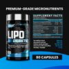 Pastillas diuréticas Lipo 6 Black Nutrex para reducir peso agua