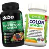 Suplemento orgánico superalimentos greens y frutas detox colon