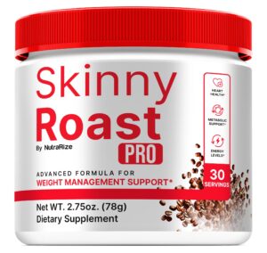 Envase Skinny Roast Pro polvo premium NutraRize 30 porciones