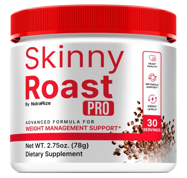 Envase Skinny Roast Pro polvo premium NutraRize 30 porciones