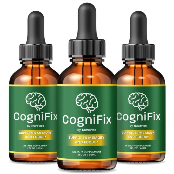 Frasco Cognifix Drops con etiqueta frontal