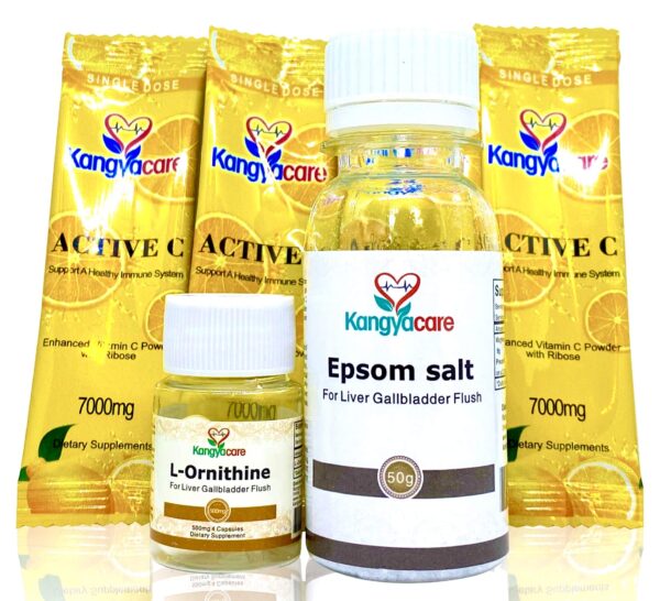 Kangyacare detox hígado vesícula biliar kit limpieza 1 noche Kangyacare detox hígado vesícula biliar kit limpieza 1 noche