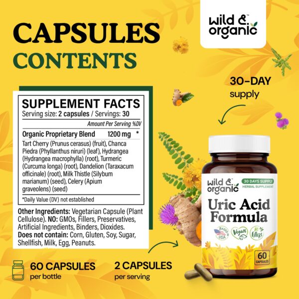 Suplemento con polvo de cereza ácida y cúrcuma Wild & Organic