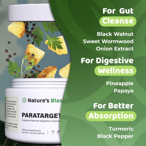 Polvo suplemento limpieza intestinal NATURES BLAST