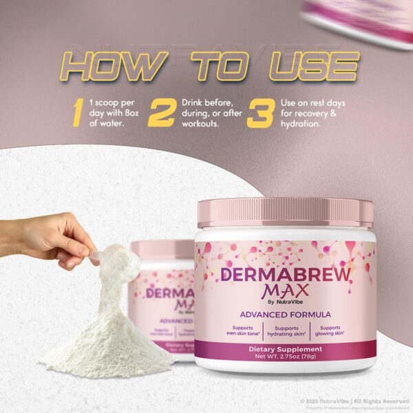Logo NutraVibe DermaBrew Max Logo NutraVibe DermaBrew Max
