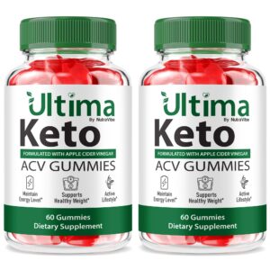 Paquete doble de Ultima Keto ACV Gomitas con vinagre de sidra de manzana