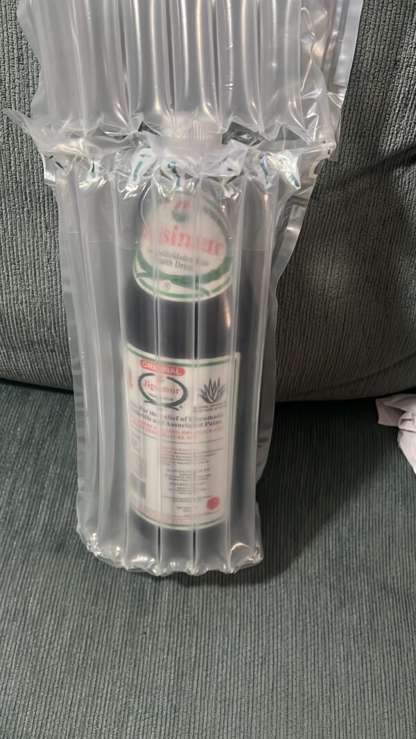 Bebida herbal Jigsimur envase frontal y lateral