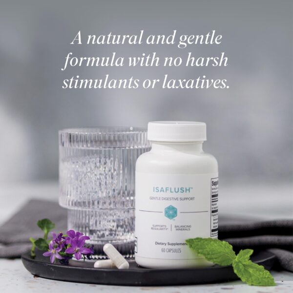 Etiqueta producto Isagenix IsaFlush suplemento digestivo Etiqueta producto Isagenix IsaFlush suplemento digestivo