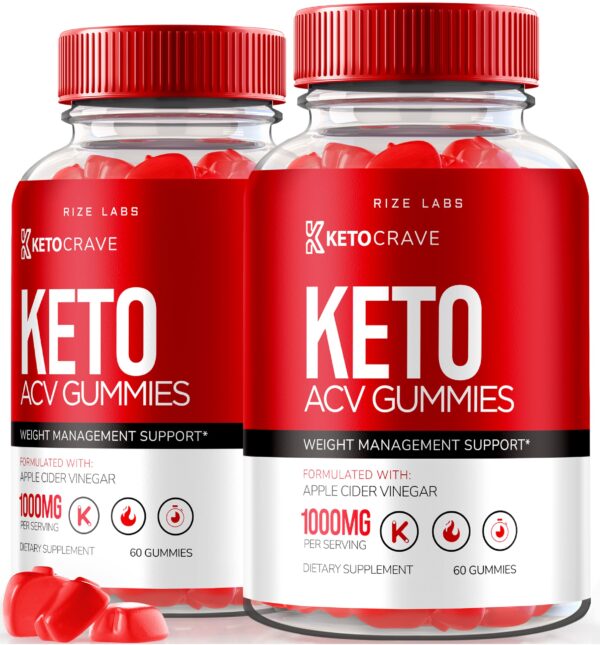 rize labs gomitas KetoCrave para pérdida de peso paquete de 2