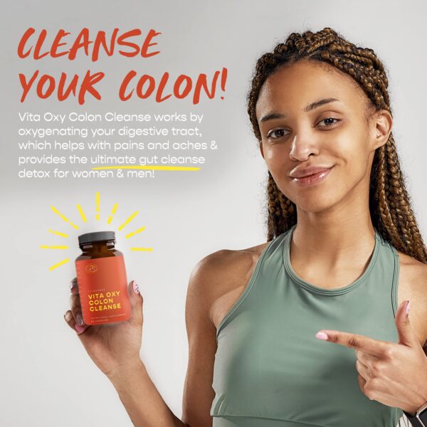 Envase VITASUPREME Vita Oxy para limpieza colon y alivio estreñimiento
