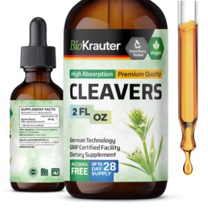 BIO KRAUTER tintura líquida de cleavers extracto vegano para detox