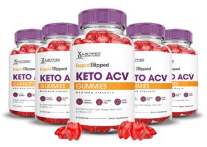 Paquete 5 Rapid Ripped Keto ACV gomitas avanzadas 300 unidades