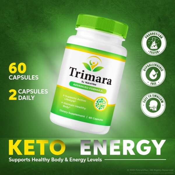 Etiqueta detallada del producto Trimara