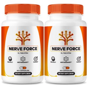 Nerve Force cápsulas y etiqueta en frasco