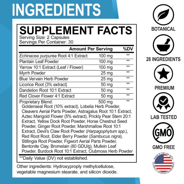 suplementos herbal linfatico system support