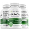 Irish Moss suplemento natural cápsulas bienestar detox 180 unidades