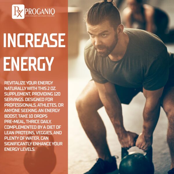 Etiqueta ingredientes gotas X PROGANIQ Profusion HCG peso