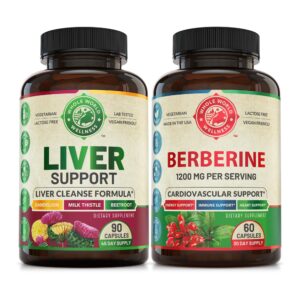 Fórmula detox hepático y Berberina WHOLE WORLD WELLNESS