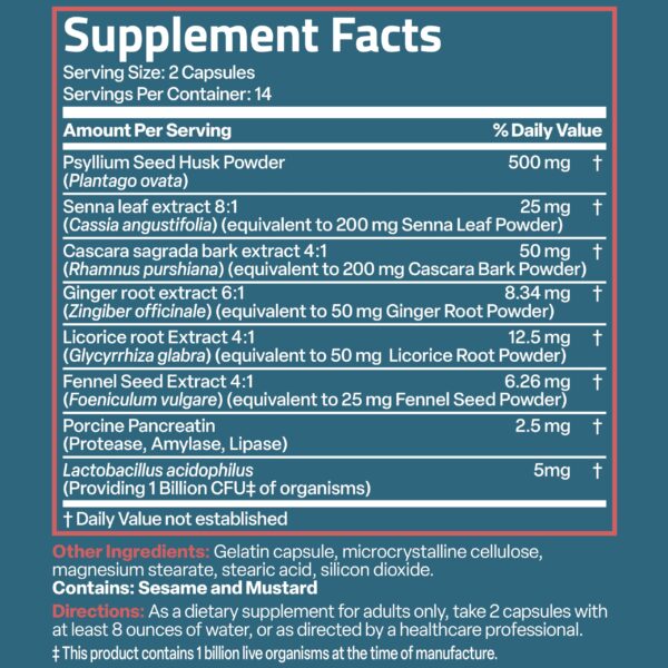 Bronson envase Colon Cleanse fórmula detox avanzada