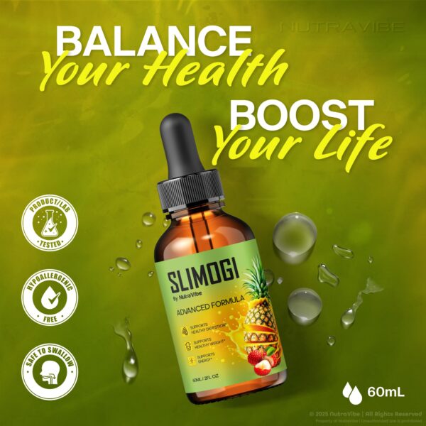 Etiqueta y logo Slimogi