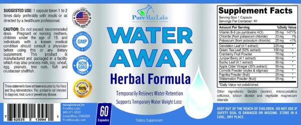 Reducción suave de líquidos con Water Away